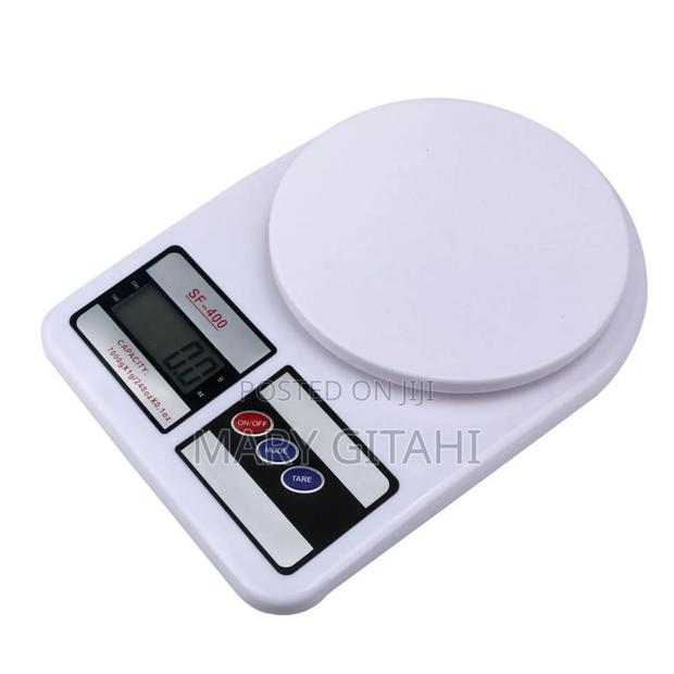 Digital Kitchen Scale Cooking Weighing Scale White - main view