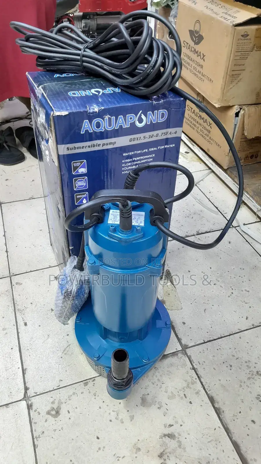 1hp Aquapond Submersible Pump With Float Switch