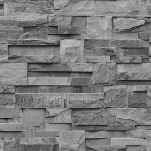 Grey Stonefacing Wallpaper