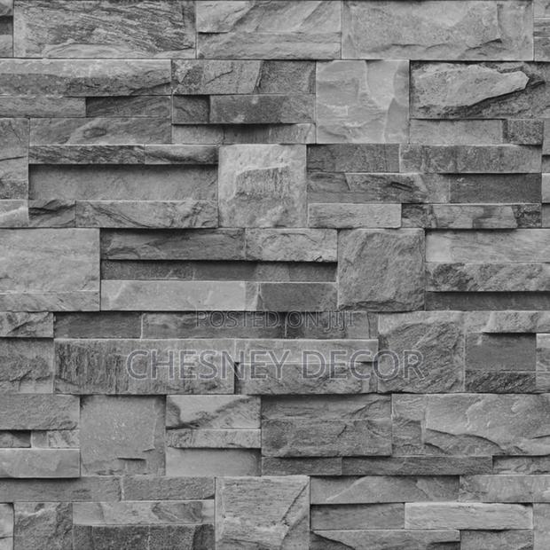 Grey Stonefacing Wallpaper - main view
