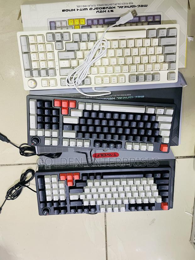 Multicolored Blue Switch Mechanical Gaming Keyboard