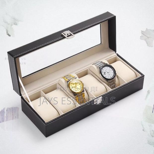 6 Slot Watch Organizer /Storage Box - thumbnail 3