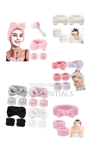 3 Piece Microfiber Wristband And Head Tie