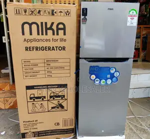 *Mika 202litres Double Door Fridge FROST FREEE
