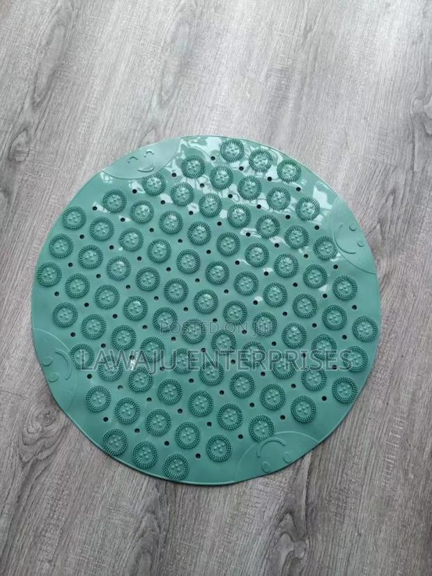 Green Round 53cm Antislip Bathroom Mat