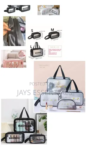 3n1 Waterproof Toiletry Washbags