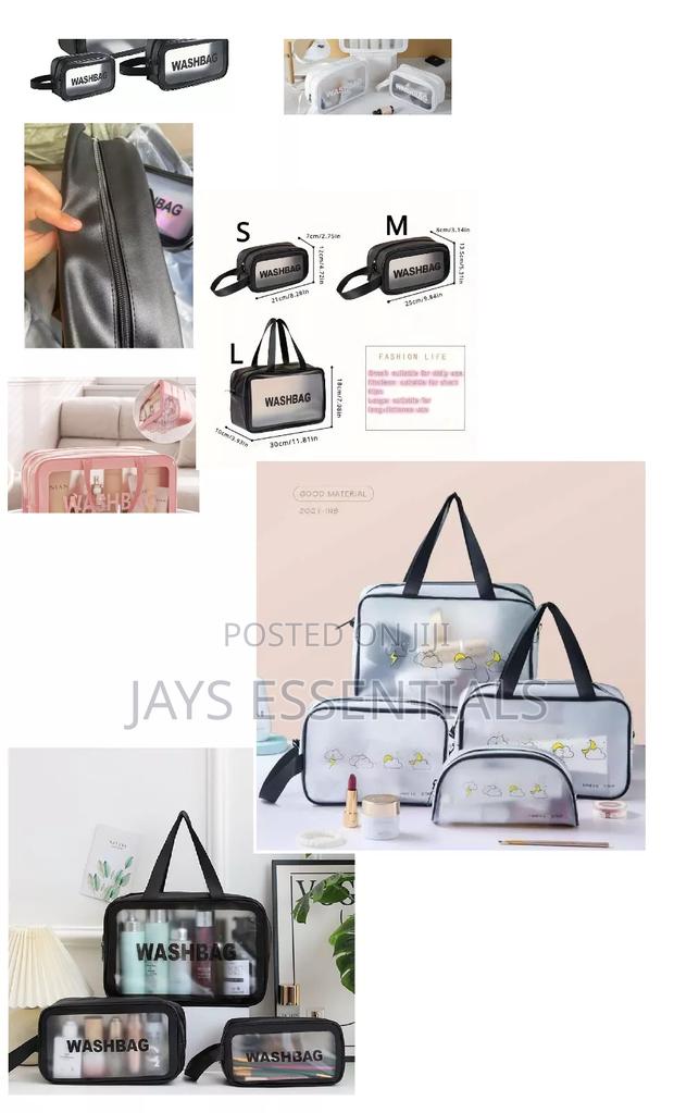 3n1 Waterproof Toiletry Washbags - thumbnail 5