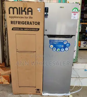 Mika 168litres Double Door Fridge 