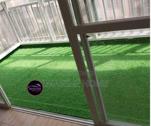 Artificial Green Grass Carpet Balcony Decor - thumbnail 2