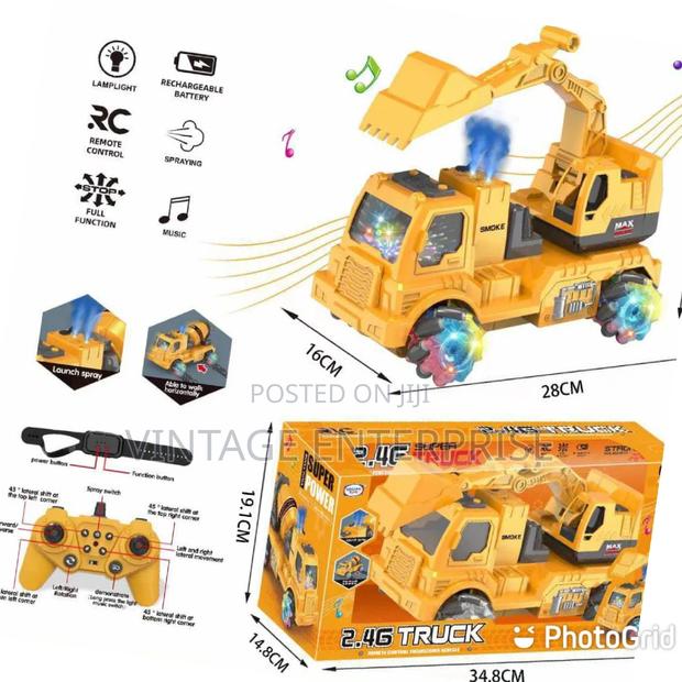 Remote and Hand Gesture Control Truck for Kids - main view