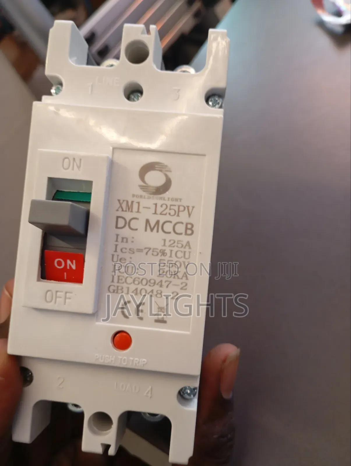 McCb Dc Breaker Low-Voltage 550v 1000v 125a McCb