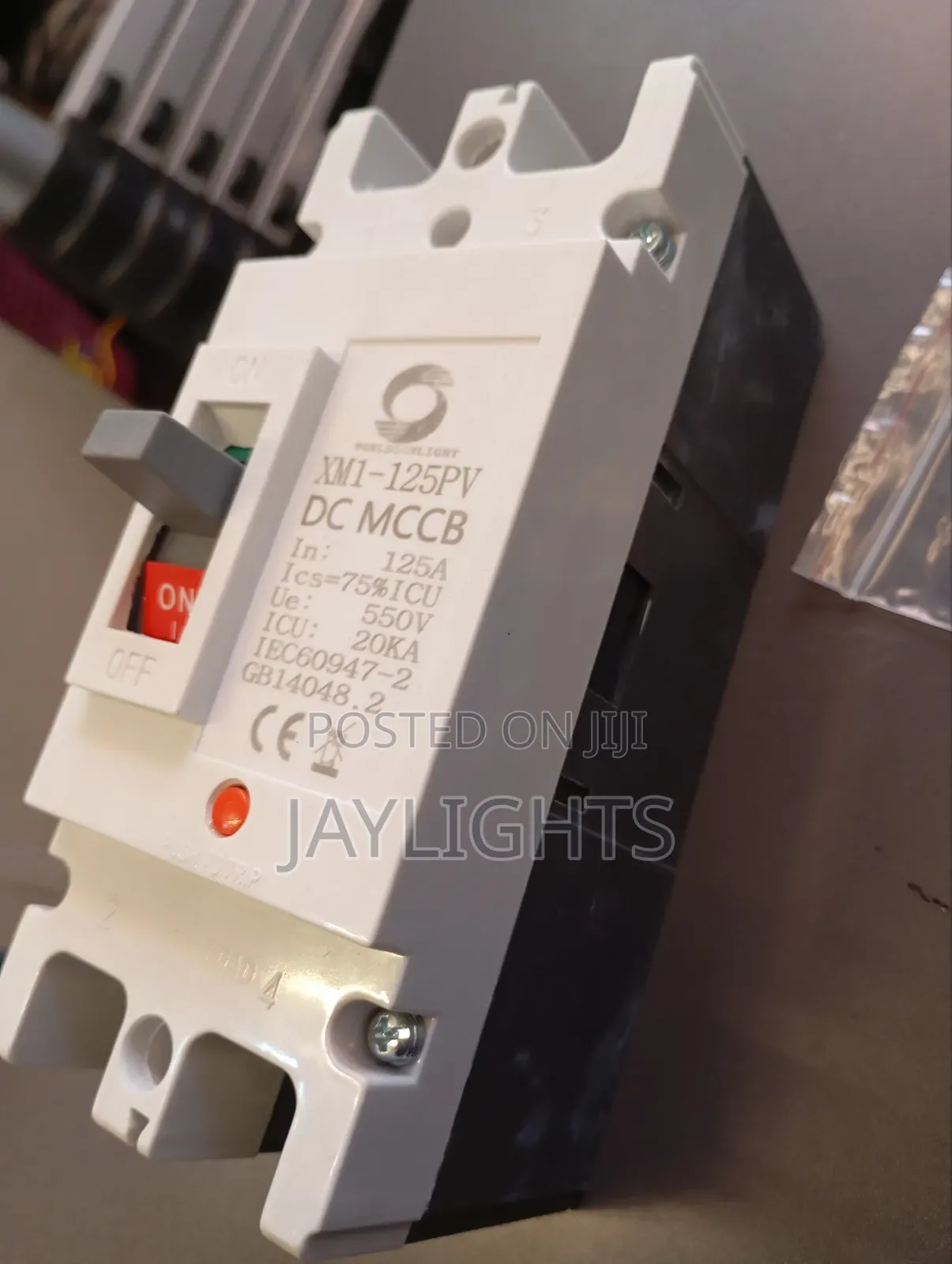 DC Voltage McCb Circuit Breaker 125 Amp