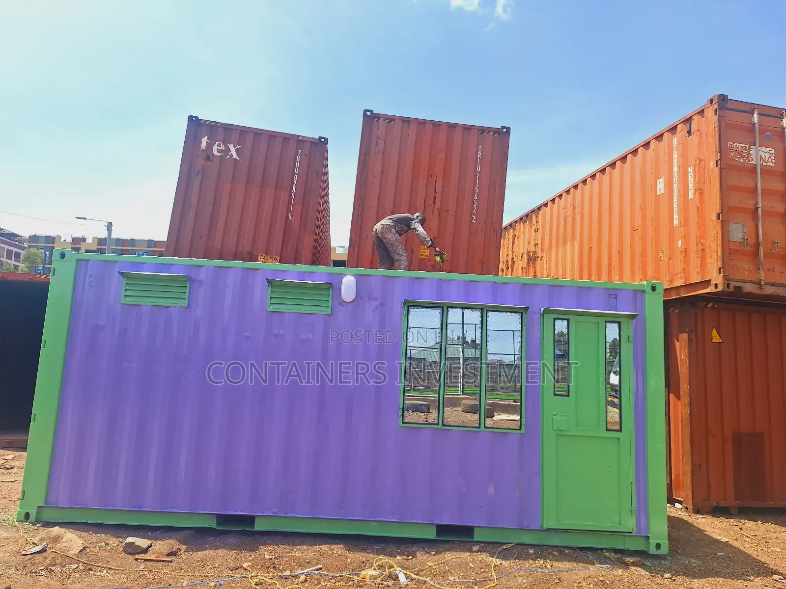 20ft Container Farm Manager and Storage Unit.