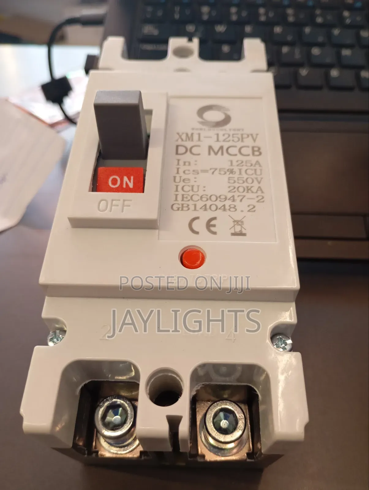 550v McCb Molded Case Circuit Breaker 2P 125A DC McCb