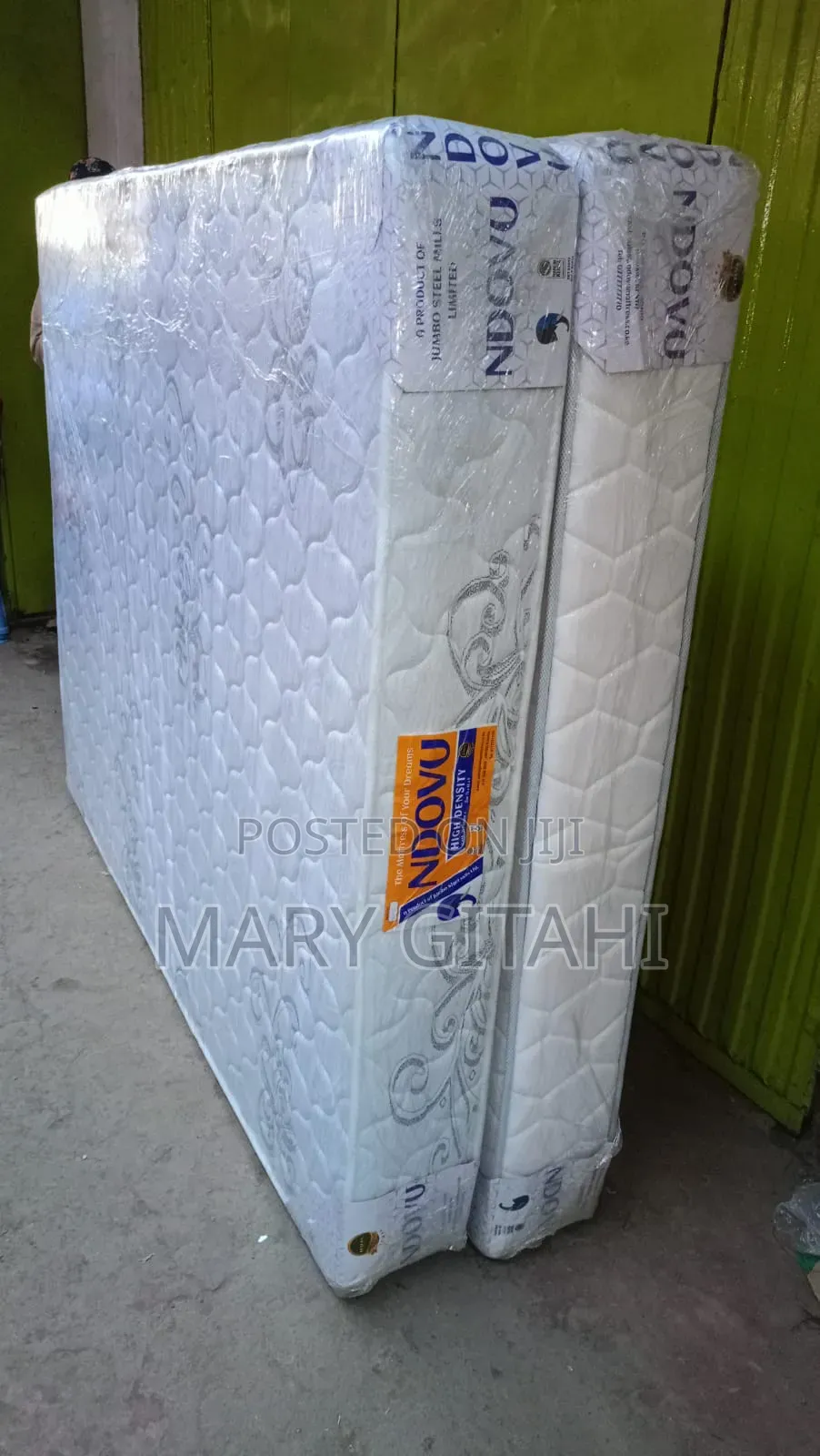 Ndovu 5by6 10 Inches Medium Density Quilted Mattress