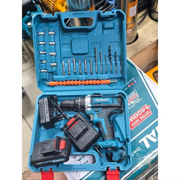 Makita 48v Cordles Drill Has Hammer Function 2 Batterie