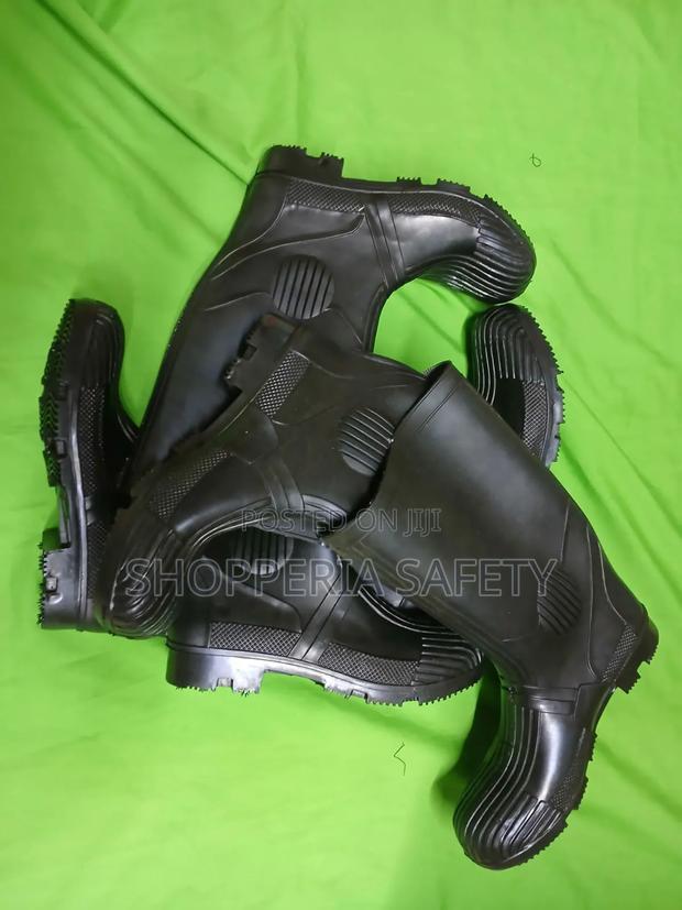 Heavy Duty Gumboot- Black - main view