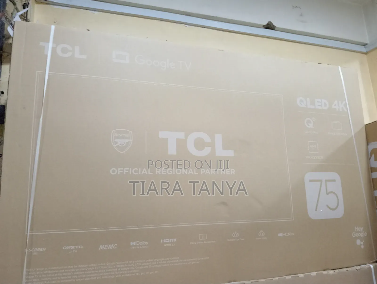 TCL 75" Smart Qled Google Tv P79k