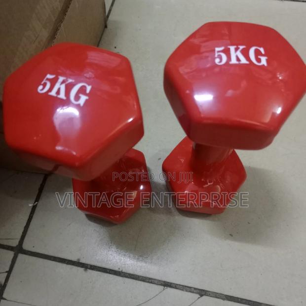 5kg Dumbbell Neoprene Coated - main view