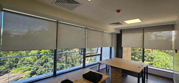 Sunscreen Roller Blinds Brown Fabrics