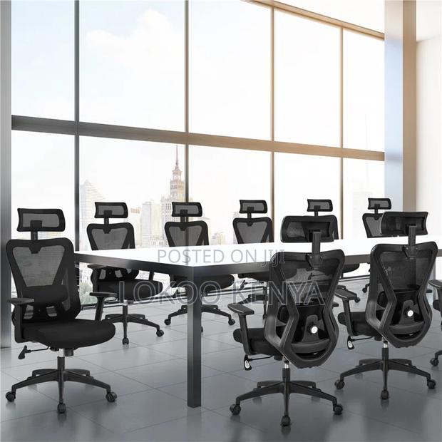 Office Chair : Ergonomic Swivel Mesh Back Office Chair - thumbnail 4