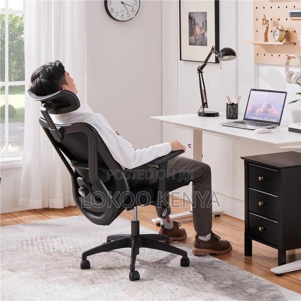 Office Chair : Ergonomic Swivel Mesh Back Office Chair - thumbnail 5