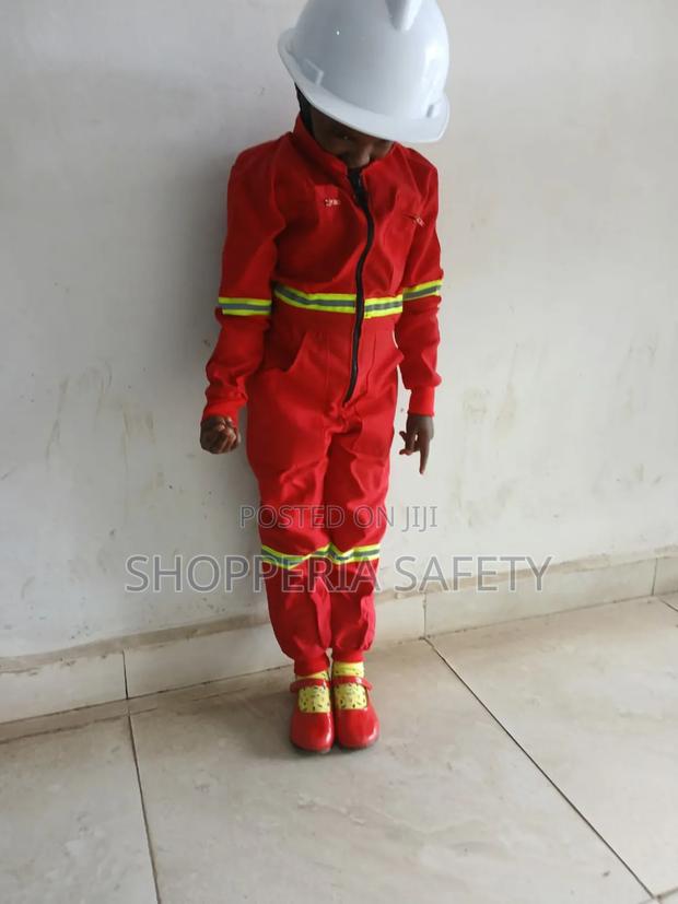 Kids Overall Reflective Red- Cbc Overall