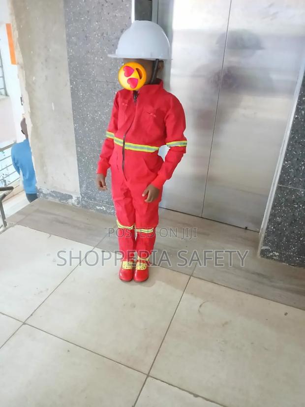 Kids Overall Reflective Red- Cbc Overall - thumbnail 3