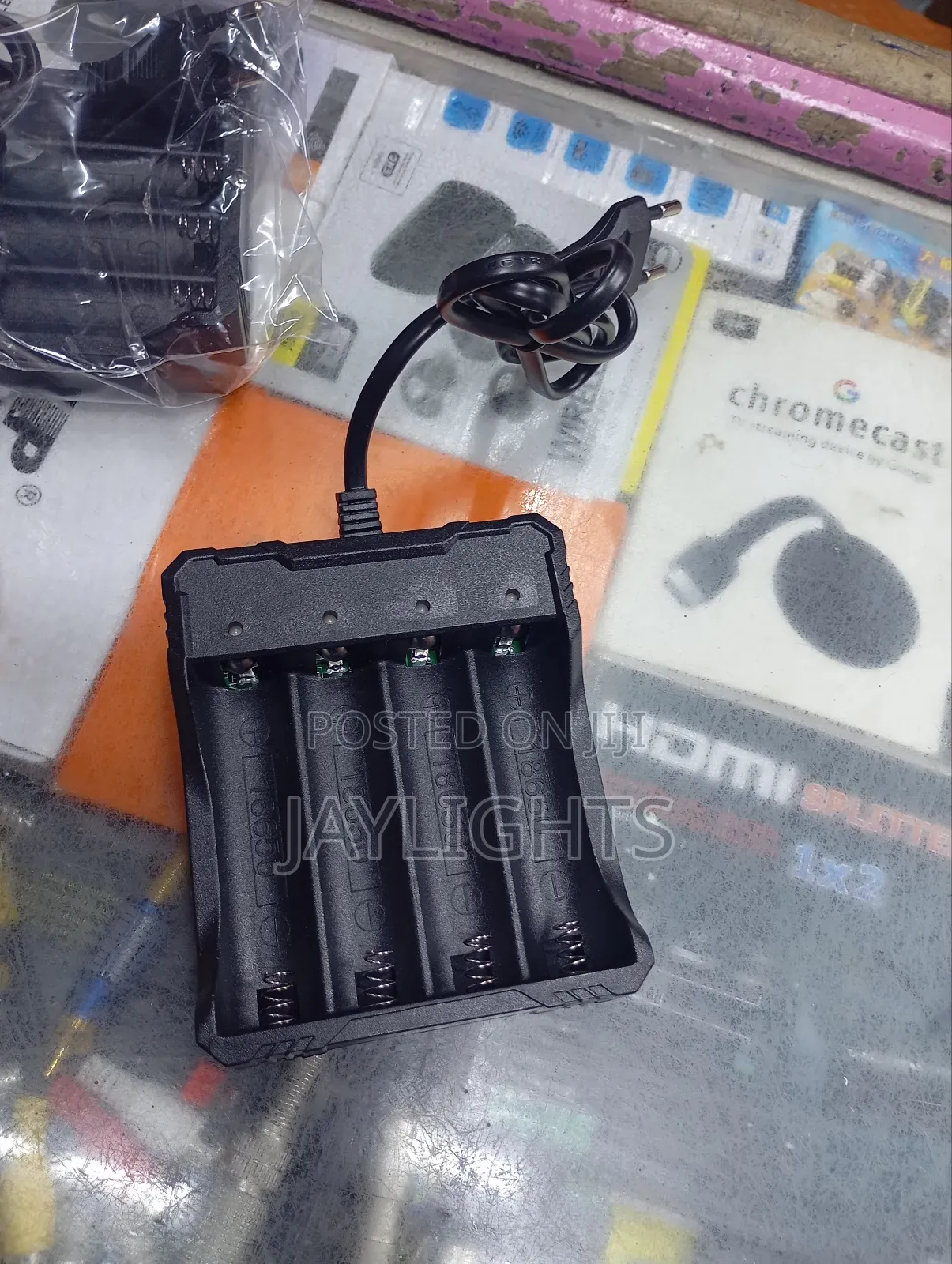 Chargers Adapters 3.7V18650 Battery Charger 4 Slots