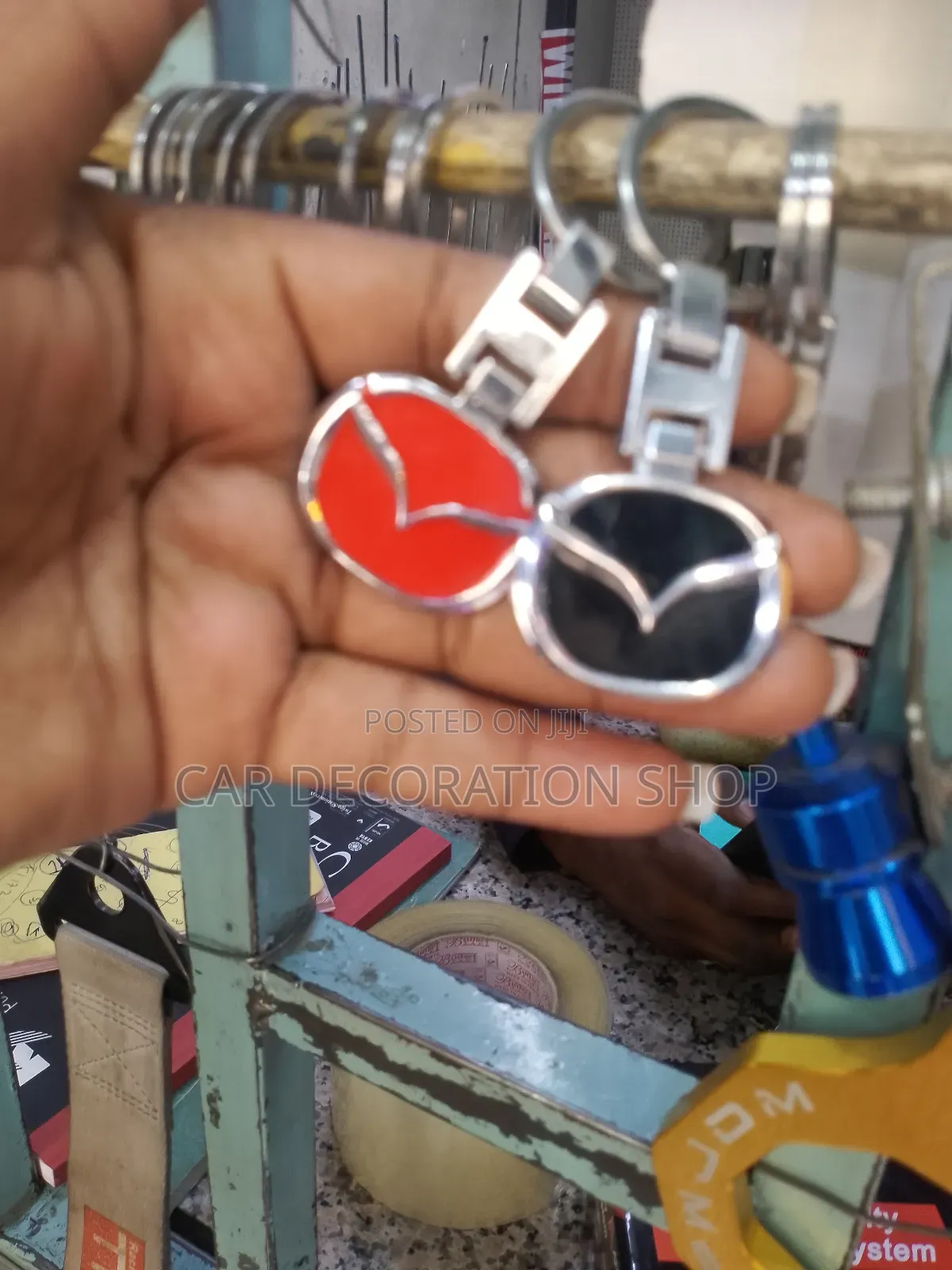 Mazda Cars Keyholders in Black or Red