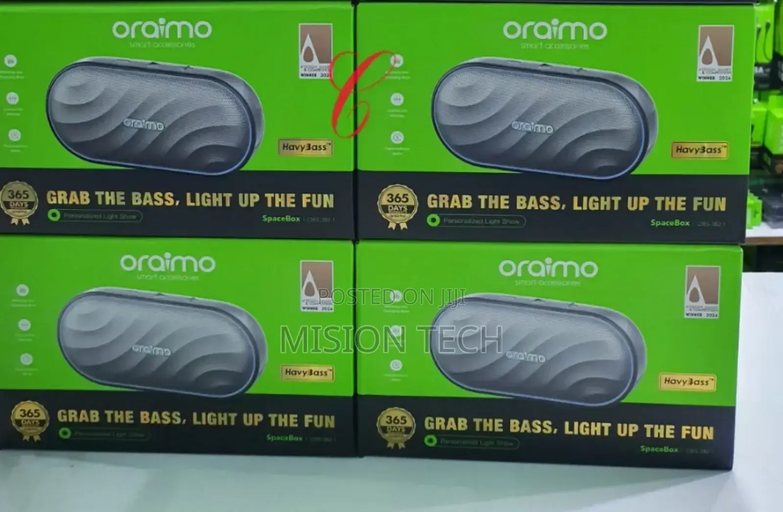Oraimo Spacebox 8W FM Wireless Speaker ° 