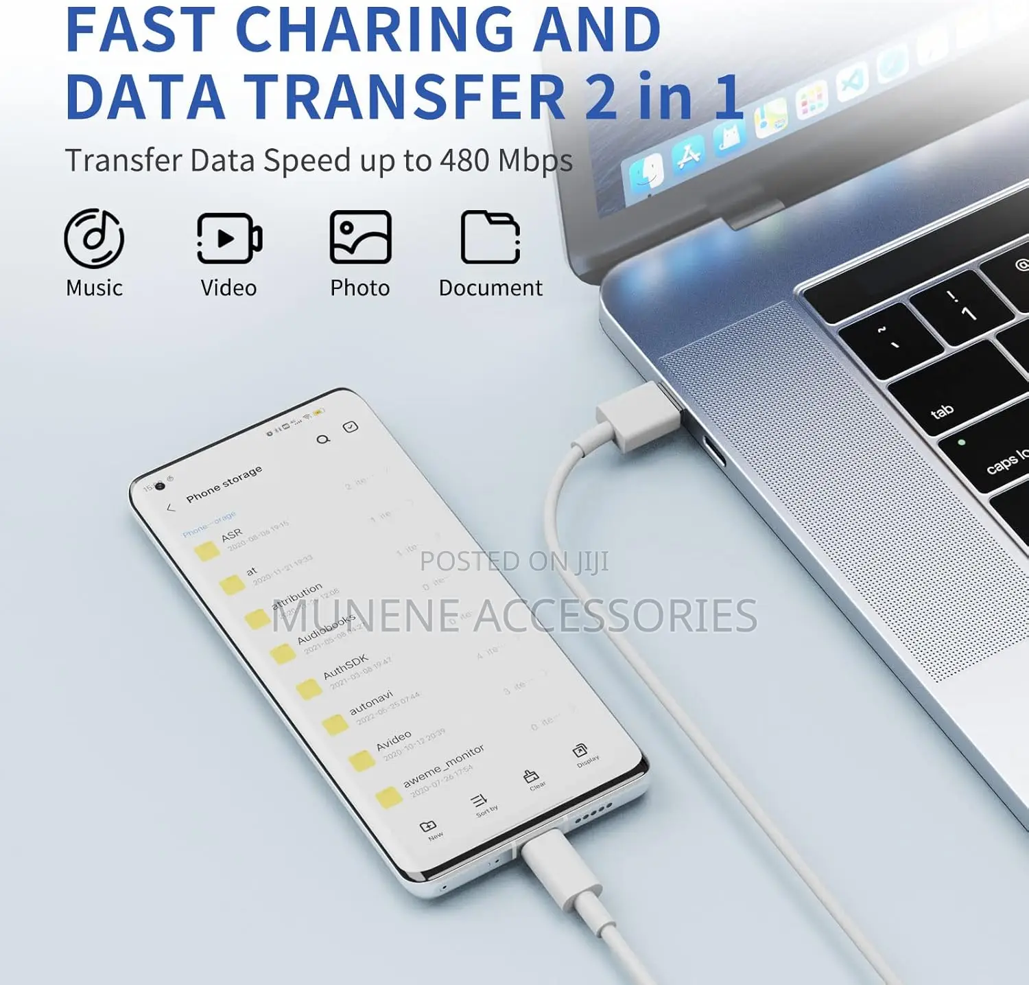 67w Usb Turbo Charger Plug With Type C Charging Cable Xiaomi