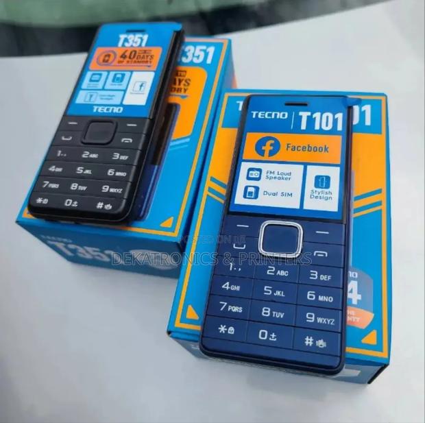 New Tecno T101 Black - main view