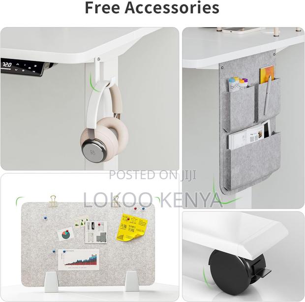 Office Desk: 1400mm Motorized Electric Adjustable Desk - thumbnail 3