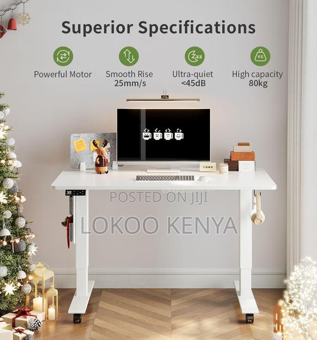 Office Desk: 1400mm Motorized Electric Adjustable Desk - thumbnail 5