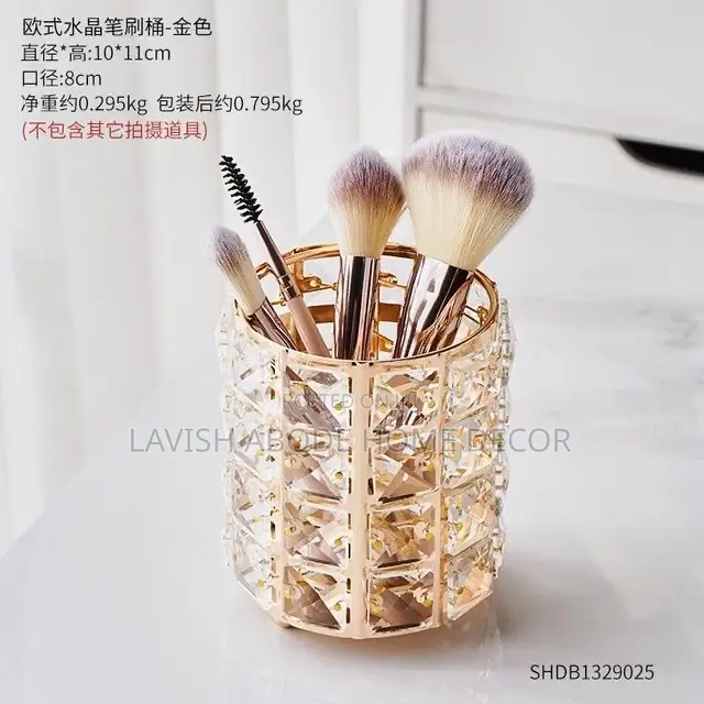 Crystal Make-Up Brush Holder / Organizer