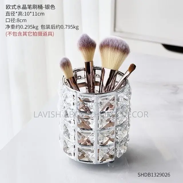 Crystal Make-Up Brush Holder / Organizer