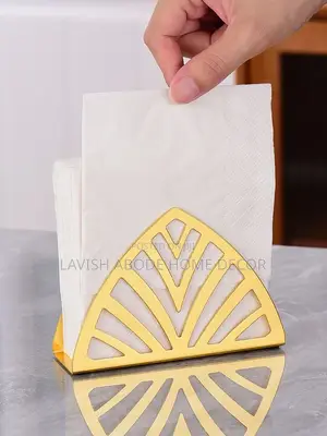 Gold Serviette Holder