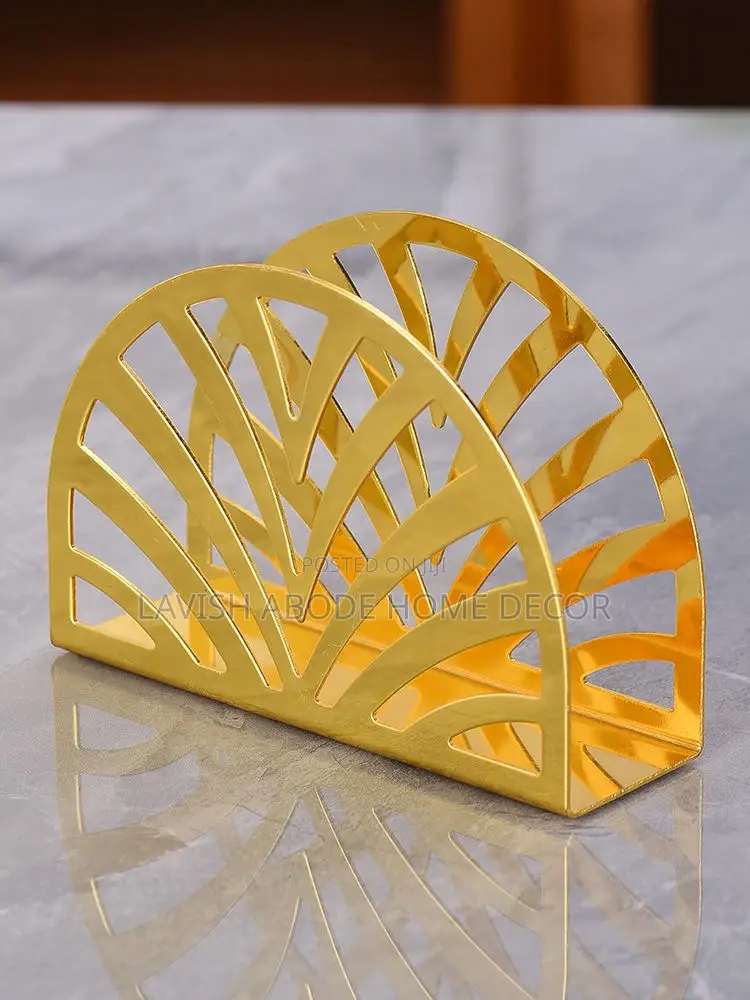 Gold Serviette Holder