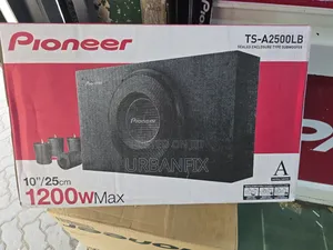 Pioneer 1200watts Ts-A2500lb Shallow-Mount Bass Subwoofer