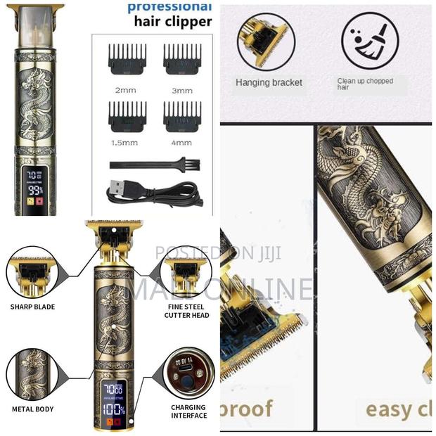 Professional Electric Barber Hair Clipper Men Beard Trimmer