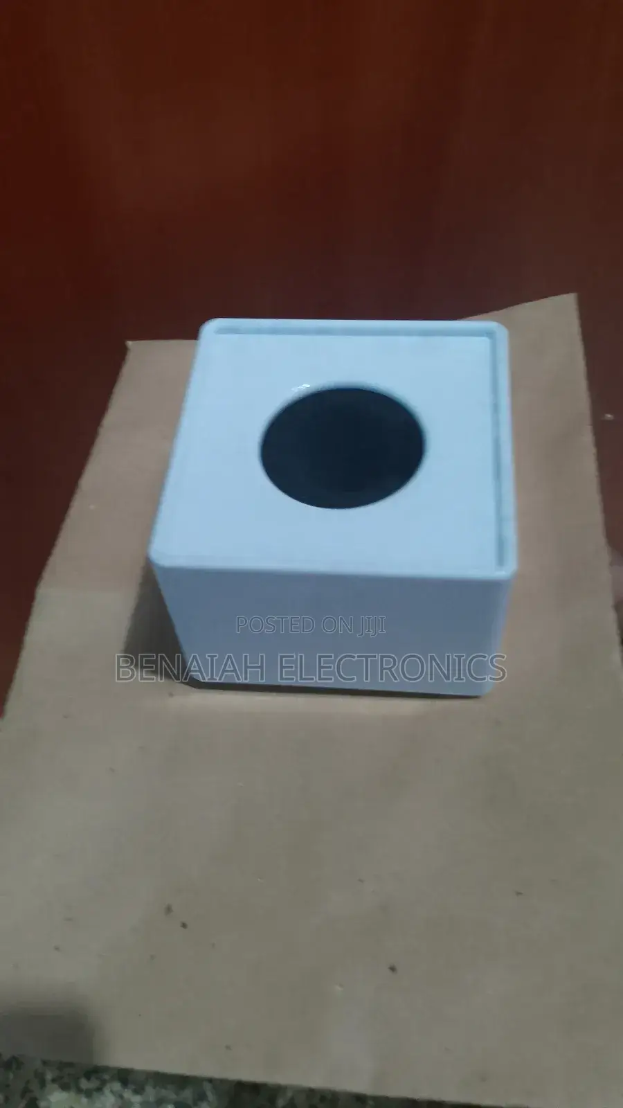 Microphone Flags.White Square Elegant Mic Flag