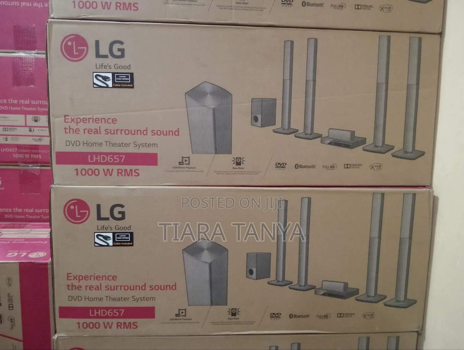 Lg LHD-W 5.1ch DVD Home Theatre System4 Tall Boys