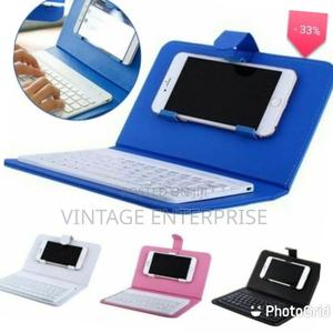 Multifunctional Bluetooth Keyboard and Leather Case Pouch - main view