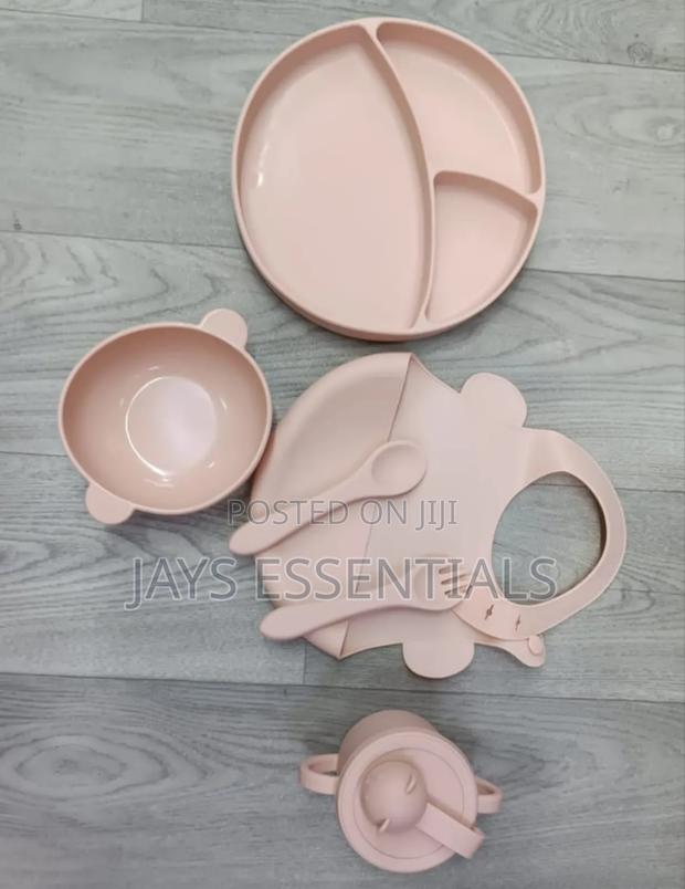 6pc Silicone Weaning Feeding Sets - thumbnail 2