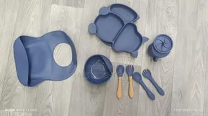 8pc Silicone Weaning Feeding Sets