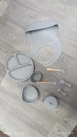 8pc Silicone Weaning Feeding Sets