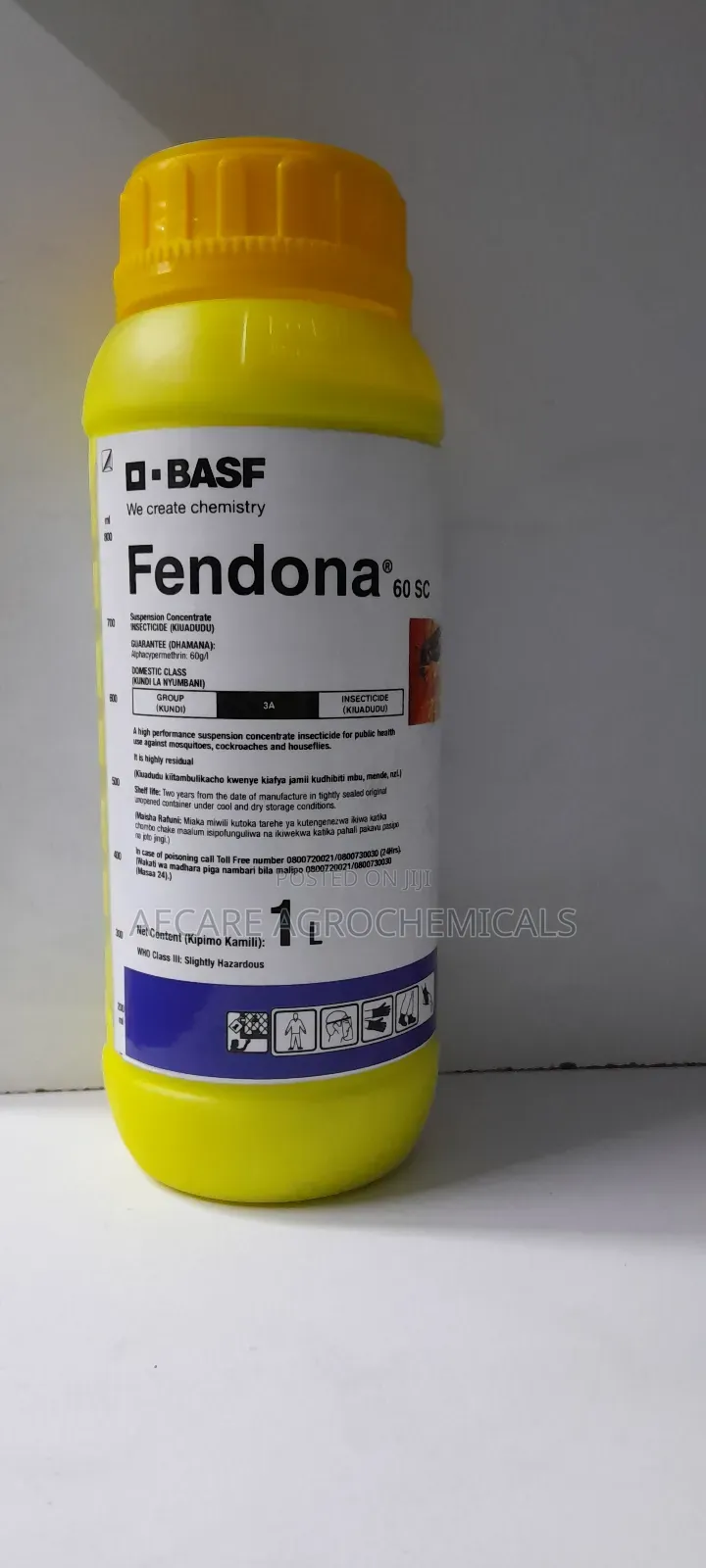 FENDONA 60sc Pesticide 250ml and 1litre