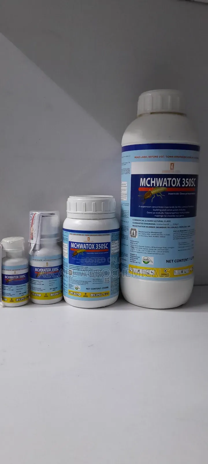Mchwatox 350sc Termicide 15ml, 50ml, 250ml, And 1LITRE