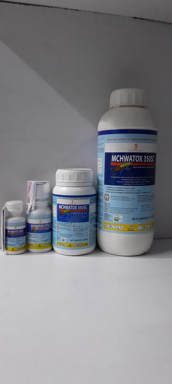 Mchwatox 350sc Termicide 15ml, 50ml, 250ml, And 1LITRE